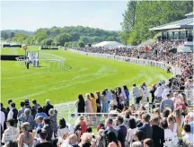  ??  ?? Punters A crowd of around 5000 is expected at next Saturday’s raceday, the biggest since 2019