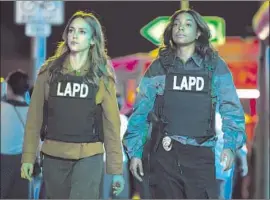  ?? Michael Moriatis Sony Pictures Television / Spectrum Originals ?? JESSICA ALBA, left, and Gabrielle Union star in “L.A.’s Finest,” picked up by Fox. It’s one of several new series featuring Black performers in leading roles.