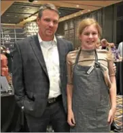  ?? SUBMITTED PHOTO ?? Grayson Norbury and her father, Josh Norbury, at TasteBuds.