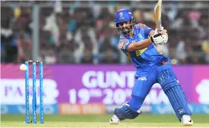  ?? — AFP ?? Ajinkya Rahane admitted that Rajasthan Royals have not batted well this season.