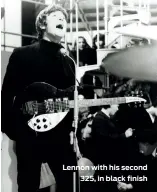  ??  ?? Lennon with his second 325, in black finish