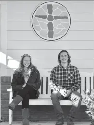  ??  ?? Kate Barthelmes, 17, left, and Luke Hoffman, 17, plan to attend a seminar on Feb. 25 for high school students about the importance of maintainin­g religious faith in college.