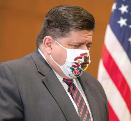  ?? SUN- TIMES FILES ?? Gov. J. B. Pritzker’s coveted “Fair Tax” amendment was rejected by voters on Tuesday.