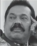  ??  ?? Mahinda Rajapaksa