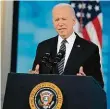  ??  ?? Prezident Joe Biden podle výzvy není ve fyzické a duševní kondici.