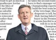  ??  ?? Big decisions: Ellis Short, the Sunderland owner