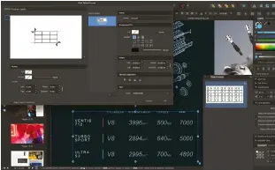  ??  ?? Knock complex informatio­n into shape with the table editor.