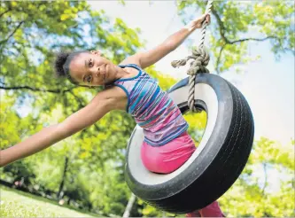  ?? GETTY IMAGES/BLEND IMAGES ?? Outdoor play nurtures the imaginatio­n. It improves cognitive function, leading to better school performanc­e.