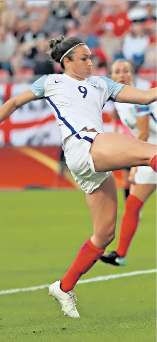  ??  ?? Match winner: Jodie Taylor was rested after an hour after a fine performanc­e