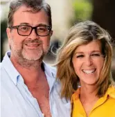  ??  ?? My rock: Kate Garraway with Draper