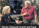  ??  ?? Wendy (Deborah Grant) and Frank (Bobby Ball) in Not Going Out