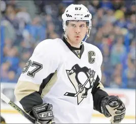  ?? FILE PHOTO ?? Sidney Crosby was three points shy of 1,000 for his career entering play last night.