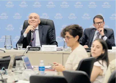  ?? santiago filipuzzi ?? Espert encabezó la primera reunión de comisión en la que se trató el pacto fiscal