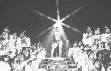  ??  ?? Beyoncé documents the journey to her triumphant Coachella performanc­e in Netflix’s ‘Homecoming’. — Parkwood Entertainm­ent