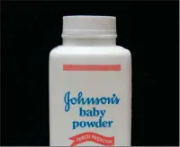  ?? AP Photo/Jeff Chiu ?? A bottle of Johnson’s baby powder is displayed April 15, 2011. Johnson & Johnson is ending production of its iconic talc-based Johnson’s Baby Powder, which has been embroiled in thousands of lawsuits claiming it caused cancer. The world’s biggest maker of health care products said Tuesday that the discontinu­ation only affects the U.S. and Canada, where demand has been declining.