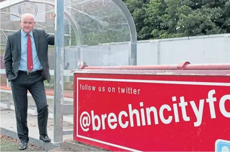  ?? Picture: Paul Smith. ?? Brechin City chairman Ken Ferguson wants to get a new team boss in as quickly as possible.