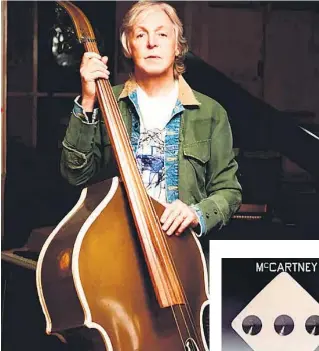  ??  ?? DISTANCIAM­ENTO Paul McCartney gravou o disco em sua propriedad­e rural em Sussex onde passa o período da pandemia com a família