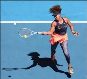  ??  ?? Naomi Osaka, lors de sa victoire à l’Open d’Australie contre Serena Williams.