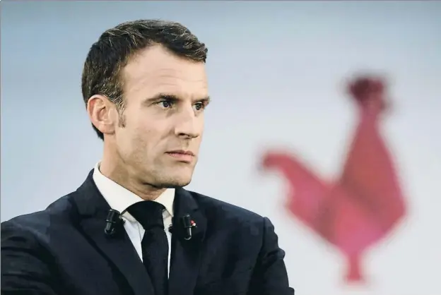  ?? LUDOVIC MARIN / AP ?? Emmanuel Macron fa un any i mig que exerceix la presidènci­a de França i encarna la imatge d’un home autosufici­ent, sobrat, disposat a donar lliçons