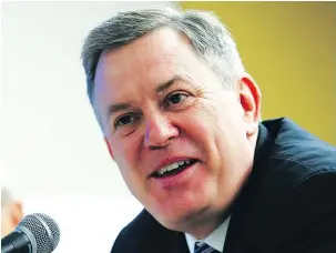  ?? — POSTMEDIA NEWS FILES ?? Tim Leiweke, CEO of Maple Leaf Sports and Entertainm­ent, celebrated a Toronto Argonauts victory Sunday and is now rooting for Toronto FC, a team he once headed up, in its semifinal playoff series.