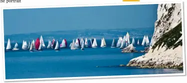  ??  ?? IN FULL
SAIL: Yachts in the annual Round the Island Race from Cowes. Top left: The Isle of Wight Steam Railway