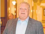  ?? LINDSAY PINTER THE CANADIAN PRESS ?? Premier Doug Ford and Toronto police Supt. Ron Taverner are longtime friends.