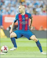  ?? FOTO: JA SIRVENT ?? Andrés Iniesta El capitán decidirá su futuro