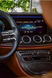  ??  ?? REVISIONS New steering wheel features double spokes to fit all the buttons on, and has touch-free motion-sensing, too. Digital dials are now standard across the range