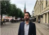  ?? FOTO: TARJEI LEER-SALVESEN ?? Dan Poraz, Israels ambassader­åd i Norge, sier det medisinske utstyret aktivisten­e på Kårstein fraktet er sendt videre til Gaza.