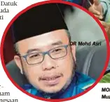  ??  ?? DR Mohd Asri MOHD Nor ditemui selepas merasmikan Muzakarah Perundanga­n Islam, semalam.