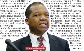  ?? ?? RBZ governor John Mangudya