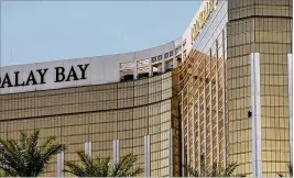  ?? MARCUS YAM / LOS ANGELES TIMES ?? After Stephen Paddock opened fire at festival goers from the Mandalay Bay hotel, killing 58 and wounding about 500, more than 2,500 individual­s brought, or threatened to bring, lawsuits against MGM, the company said.