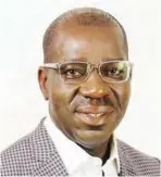  ??  ?? Gov. Godwin Obaseki