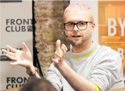  ?? Picture / AP ?? Chris Wylie says Cambridge Analytica offered the “freedom to explore the research I really wanted to do”.