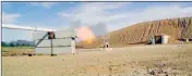  ??  ?? THERE MAY COME A TIME where the High Altitude Research Project “space” gun could be fired again. A company called Green Launch is currently using one of smaller HARP projectile tubes (seen here in this photo) to conduct early phase testing of an...