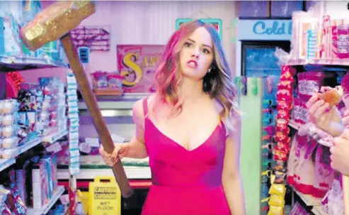  ?? NETFLIX ?? In the controvers­ial teen drama Insatiable, Debby Ryan, pictured, plays a formerly overweight girl who looks to strike back at all those who once picked on her.