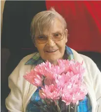  ?? THE CANADIAN PRESS ?? Rita Owen died in a Calgary care home on April 3 from COVID-19. Her son says, “She had quite a zest for life.”