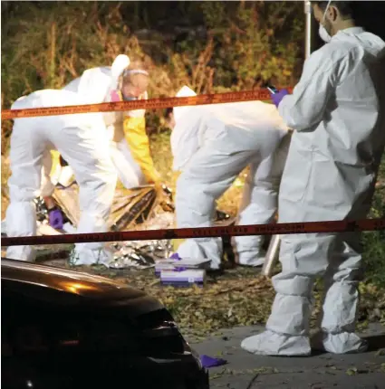  ?? PHOTO COURTOISIE, FRED SERRE ?? Le cadavre a été trouvé dans un état de putréfacti­on avancée lundi après-midi sur la rue Beaudry.