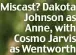  ?? ?? Miscast? Dakota Johnson as Anne, with Cosmo Jarvis as Wentworth