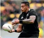  ?? GETTY IMAGES ?? Shannon Frizell has won 13 test caps for the All Blacks.