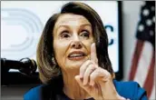  ?? YURI GRIPAS/BLOOMBERG NEWS ?? Rep. Nancy Pelosi, D-Calif., is confident she will be House speaker when the new Congress convenes in January.