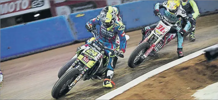  ?? FOTO: SUPERPREST­IGIO ?? Toni Elías quedó segundo en el pasado Superprest­igio, pasando por delante de Brad Baker, sorprendie­ndo con una gran actuación que espera repetir este curso. Sin Marc y Brad en pista, el manresano quiere ganar en el Sant Jordi