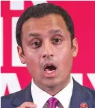  ??  ?? ‘Show the best’: Anas Sarwar