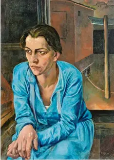  ?? Foto: Lenbachhau­s ?? Rudolf Schlichter­s Porträt von Helene Weigel (1928) wird künftig neben seinem Brecht Porträt im Münchner Lenbachhau­s hängen.