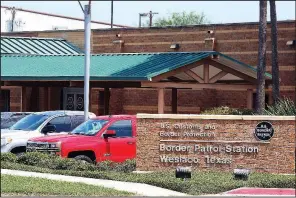  ?? AP/The Monitor/JOEL MARTINEZ ?? The U.S. government says a 16-year-old from Guatemala died at this Border Patrol station in Weslaco, Texas, becoming the fifth death of a migrant child since December.