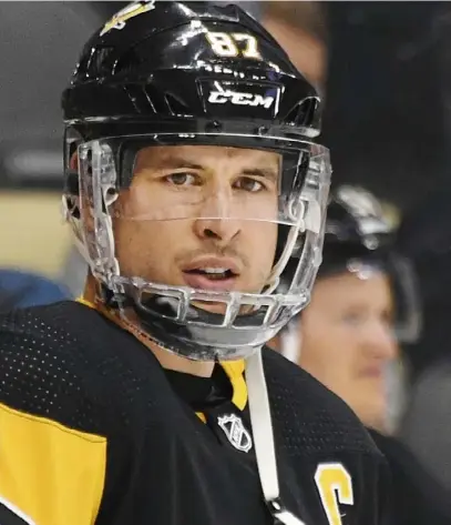  ?? Peter Diana/Post-Gazette ?? Sidney Crosby has not played since aggravatin­g an injury in a Nov. 9 win against Chicago that required him to undergo sports hernia surgery.