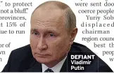  ?? ?? DEFIANT Vladimir Putin