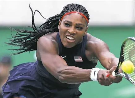  ?? Charles Krupa/Associated Press ?? It seems as if with every major, Serena Williams is chasing some piece of history or another.