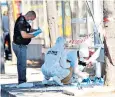  ??  ?? A woman died and a man sustained serious injuries in the two bus stop attacks