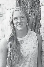  ?? PROVIDED ?? Morgan Rodgers was a student- athlete at Duke University until a knee injury ended her sports career. She died at age 22 in 2019.